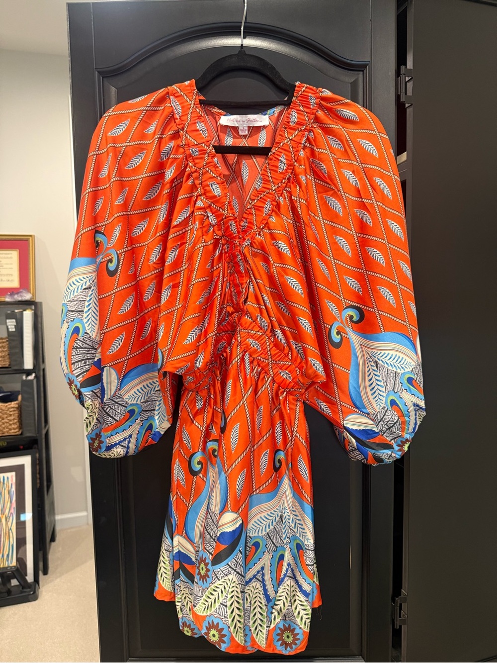 Meet Me In Santorini Beach Cover Up romper